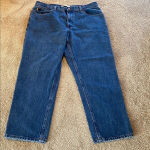 Ll Bean Double L Natural Fit Men’s Denim Jeans Blue W38 x L 30 1/4”